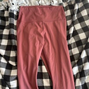Pinkish red leggings